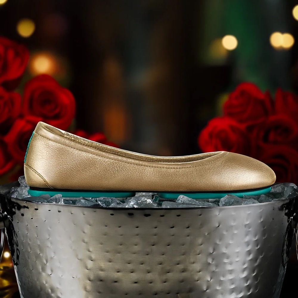 Tieks Champagne Gold Size 6